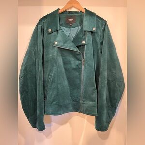 Torrid Women's Velvet Moto Jacket NWOT